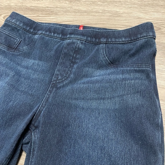 Spanx Jean Ish Ankle Leggings Twilight Rinse Size Large - Picture 2 of 5